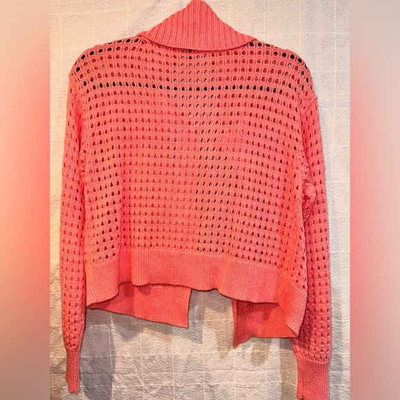 Universal Thread Coral Open-Knit Cardigan - Picture 5 of 5